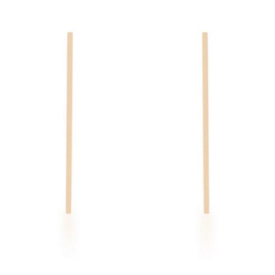 ShineHigh Carolee Gold Stainless Steel Line Drop Earrings for Women – Minimalist Contemporary Goldtone Bar Earrings with Post Back