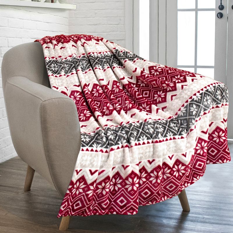 PAVILIA Soft Waffle Blanket Throw for Sofa Bed, Lightweight Plush Warm Blanket for Couch, 1 of 8