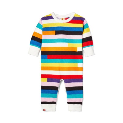 Baby Mix Stripe Sweater One Piece Romper - LEGO® Collection x Target 3-6M