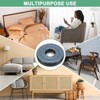 Unique Bargains Polytetrafluoroethylene Screw on Furniture Glides Sliders Grey - 4 of 4