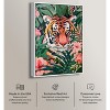 Art Remedy Tiger Hidden in Tropics Tropical Jungle Animals Wall Art Framed - 3 of 4