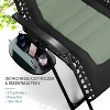 Nestl Padded Zero Gravity Chair, Oversized Patio Lounge Chair, Reclining Camping Chair, Folding Outdoor Chair with Headrest and Cup Holder - 3 of 4
