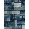 Luxe Weavers Geometric Color Block Modern Indoor Area Rug - 2 of 4