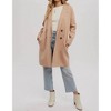 Women's Classic Beige Coatigan - BluIvy - 4 of 4