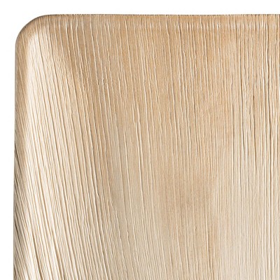 Smarty Had A Party 11" Square Palm Leaf Eco Friendly Disposable Platters - 100 pcs