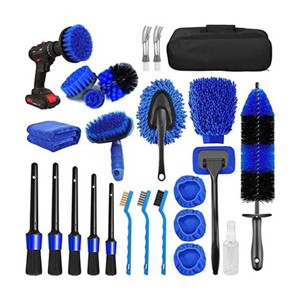 Aoibox 26Pcs Car Detailing Brush Set, Professional Car Cleaning Kit for Interior & Exterior,Includes Detailing Brushes, Wheel Brush, Tire Brush & More - 1 of 4