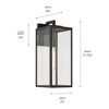 Kichler Lighting Branner 1 - Light Wall Light in  Olde Bronze - 3 of 4