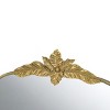 GlasFlength Decorative Wall Mirrors Classic Mirror Wall Mirror Decorative Arched Mirror Vanity Mirror for Living Room, Gold, 39.6"*2"*35" - 3 of 4