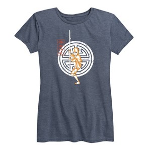 Women's - Avatar: The Last Airbender - Aang Crest Short Sleeve Graphic T-Shirt - 1 of 4