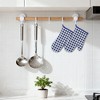 REGALWOVEN Oven Mitts and Pot Holders Sets 2Pcs, Heat Resistant Oven Mitts and Pot Holders for Kitchen - 2 of 4