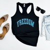 Simply Sage Market Women's Freedom Varsity Stars Graphic Racerback Tank - 3 of 3