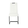 PAGED Upholstered Dining Chairs Modern Living Room Chairs Comfortable Kitchen Chairs with Metal Legs for Living Room - 3 of 4