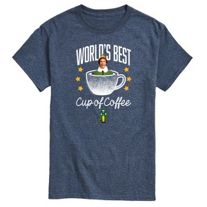 Men's - Elf - Worlds Best Cup Of Coffee Short Sleeve Graphic T-Shirt - 1 of 4