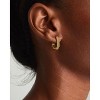 Molenia 14K Gold Square Hoop Earrings for Women 925 Sterling Silver with CZ Geometric Rectangle Earrings Trendy  Graduation Birthday Gifts for Her - 4 of 4