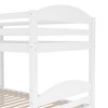 Twin L-Shaped Bunk bed with Trundle-White - 4 of 4