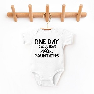 The Juniper Shop One Day I Will Move Mountains Baby Bodysuit - 1 of 2