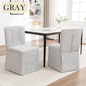 Mlmh & Kngwa 20.5"W Modern Upholstered Dining Chairs,Kitchen Side Chairs Set of 2 - 1 of 4