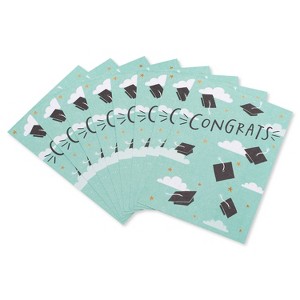 8ct Graduation Card Pack Great Future - 1 of 4