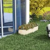 Outsunny Galvanized Raised Garden Bed Kit, Metal Planter Box with Safety Edging - 2 of 4
