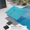 PURPLE LEAF Deluxe Aluminum Outdoor Patio Umbrella Square Cantilever Umbrellas - 4 of 4