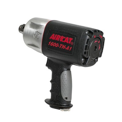 AIRCAT 1600-TH-A1: 1-Inch Composite Pistol Grip Impact Wrench 1,600 ft-lbs