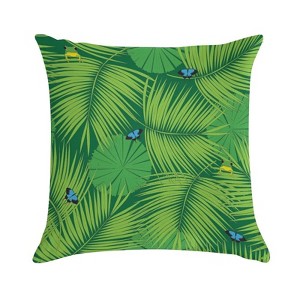 Rain Forest Pillow Covers 18x18 Decorative Throw Pillows Soft Square Cushion Covers for Couch Sofa Bedroom - 1 of 1