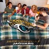 NFL Jacksonville Jaguars Plaid Oversized Ultra Cozy Throw Blanket - 2 of 2