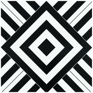 GoodGram Peel N' Stick DIY Retro 12x12 Self Adhesive Vinyl Floor Tile - 20 Tiles (20 Total SF in a Box) - Geometric - 20 Tiles/20 sq. ft. - 1 of 4