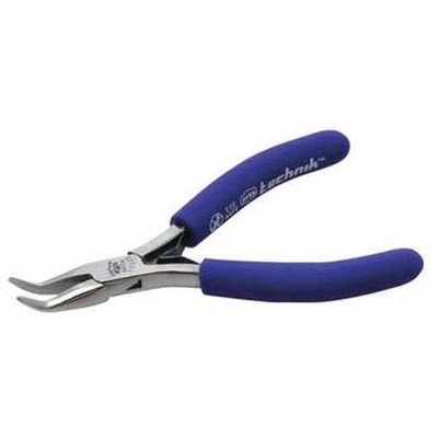 TECHNIK 10309 ESD Bent Needle Nose Plier,4-1/2 in.