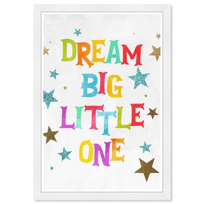 Dream Big Inspirational Read Books Love Black Home Quote Gallery Wall Art Print 