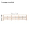 Unique Bargains Wood Decorative Miniature Garden Picket Fence 4.33 Inch Wood 2 Pcs - 2 of 4
