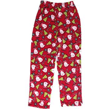 Cat & Jack Boys Plaid Pajama Bottoms, Red Plaid Size XS (4/5)