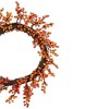 Northlight Red and Orange Artificial Berry Artificial Thanksgiving Wreath, 18-Inch, Unlit - image 3 of 3