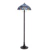 Chloe Lighting Nora Tiffany Style Victorian 2 Light Floor Lamp 1"Shade - 2 of 4