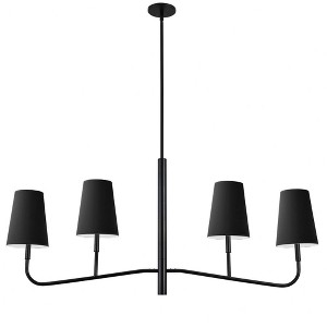 Dainolite Eleanor 4 - Light Chandelier in  Matte Black - 1 of 1