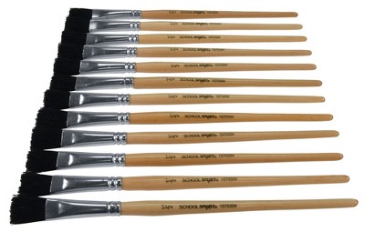 Project Source 5-Pack Black Bristle Multiple Sizes Natural Bristle Round  Paint Brush (Art Brush) in the Paint Brushes department at