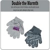 Nicklelodeon Paw Patrol Boy's Winter Hat and 2 Pair of Gloves Set (Toddler/Little Boys) Size Age 4-7, Paw Patrol Grey Glove with Handwarmers - 3 of 4