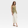 Women's Linen Blend Vest - A New Day™ - 3 of 3