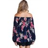 Women's Hearts Divided Floral Blouse - Oddi - 2 of 3
