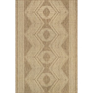 nuLOOM Rayna Geometric Stain Resistant High Traffic Outdoor Area Rug - 1 of 4