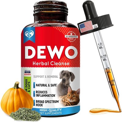Beloved Pets Natural Intestinal Defense Herbal Cleanse for Dogs and Cats, Advanced Broad Spectrum Formula Gut Health Supplement 2 Oz - 1 Pack