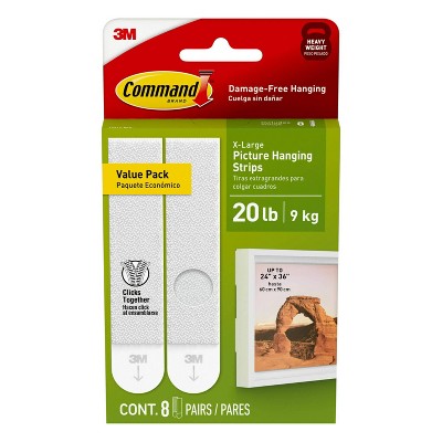 Command 8pk Heavy PHS Adhesives