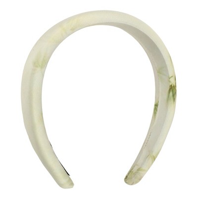 Unique Bargains Women's Elegant Ink Wide Sponge Hairband 6.30"x5.71" 1 Pc