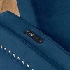 Loveseats Sofa Bed With Side Storage Bag Adjustable Backrest 105° - 180° Copper Nail Decoration Type C USB Charging Pull-Out Bed For Living Room - 4 of 4