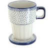 Blue Rose Polish Pottery K131 Manufaktura Large Mug with Lid - 2 of 3