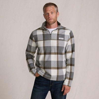 Lands' End Men's Anyweather Fleece Quarter Zip Pullover
