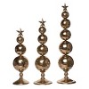 Transpac Metal 24.25 in. Gold Christmas Peace Love and Joy Decor Set of 3 - 2 of 4
