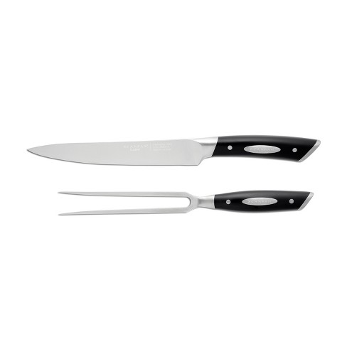 French Home Laguiole 2pc Stainless Steel Carving Knife And Fork Set : Target