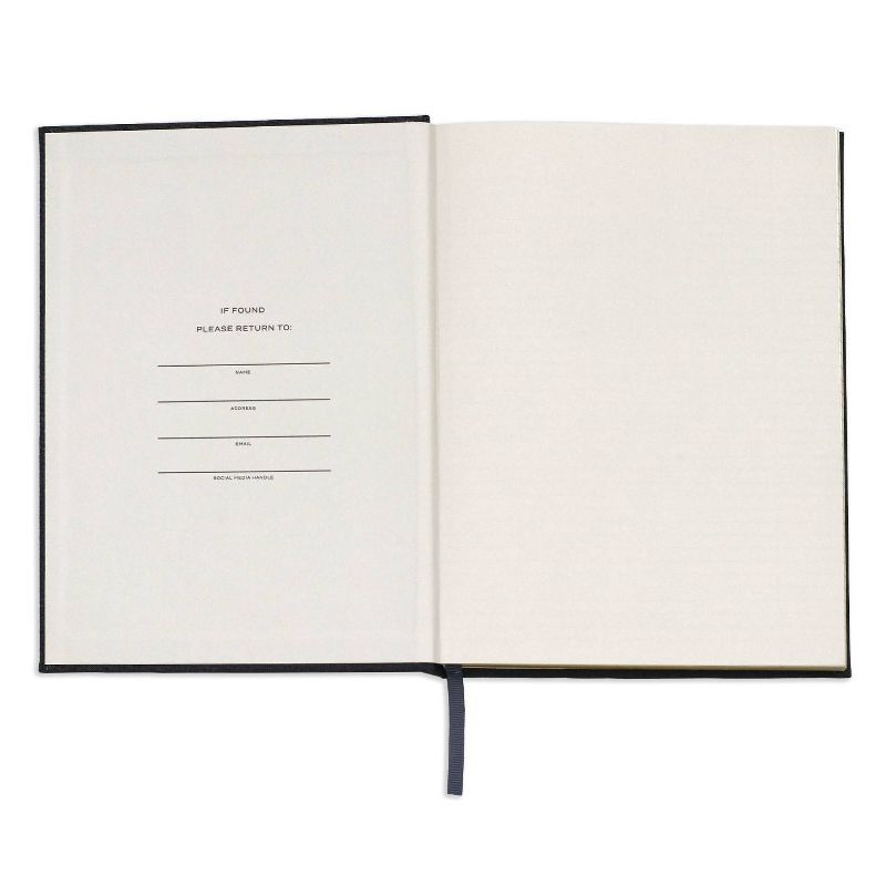 Wit &#38; Delight Lined Journal Black Linen Note to Self, 3 of 11