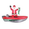 Occasions 10' Inflatable Fishing Santa, 6 ft Tall, Multicolored - 3 of 3